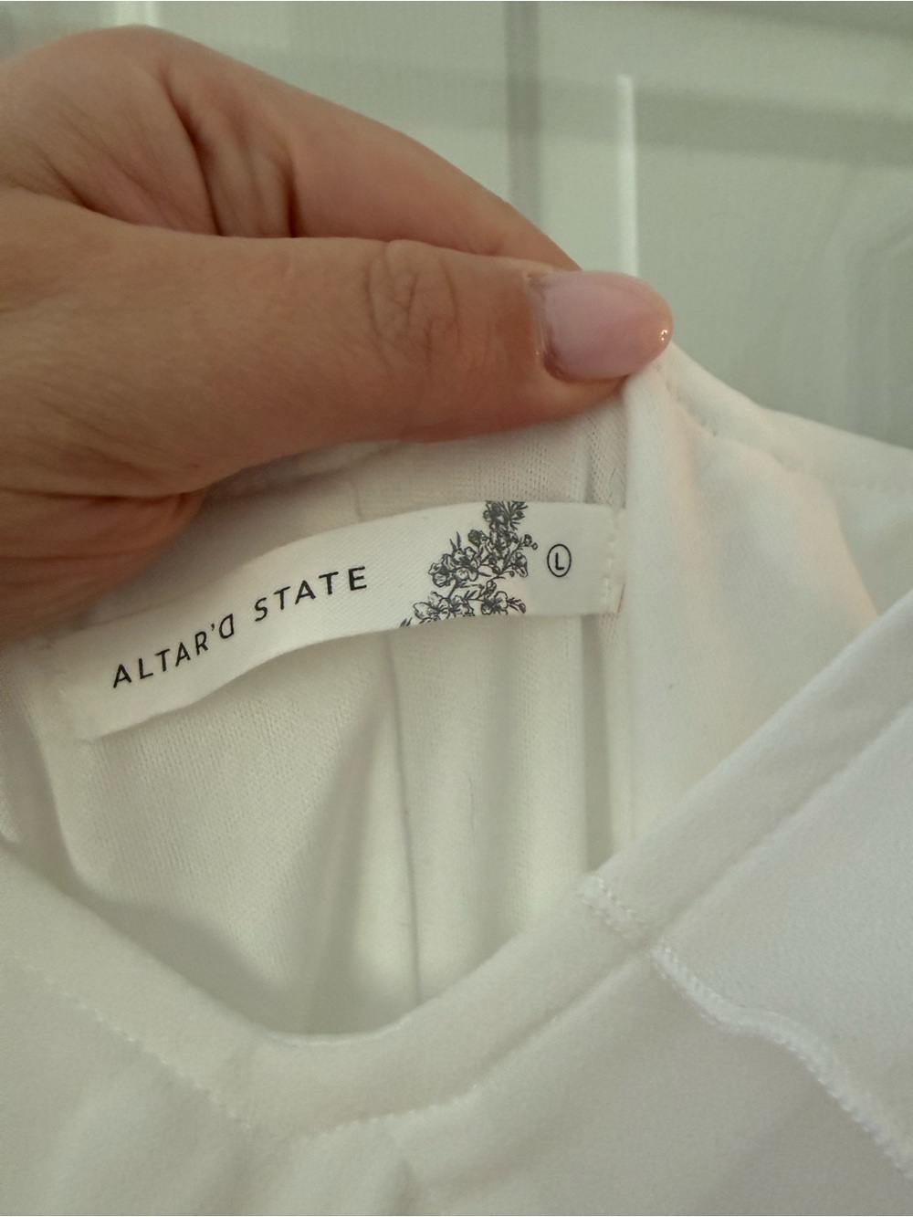 Altar’d State White Ruffle Maxi - Picture 3 of 3